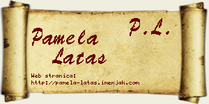 Pamela Latas vizit kartica
